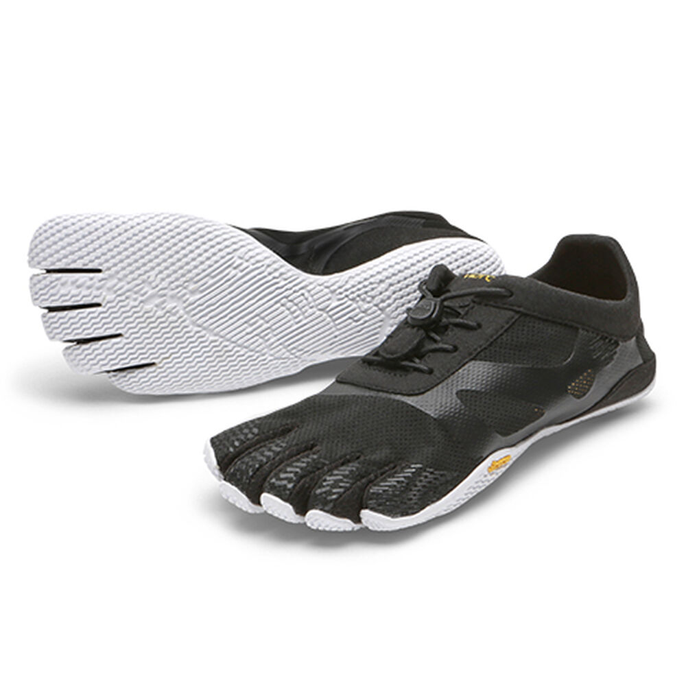 Vibram KSO EVO Treningssko Dame Svarte Hvite | 2175-SELGN