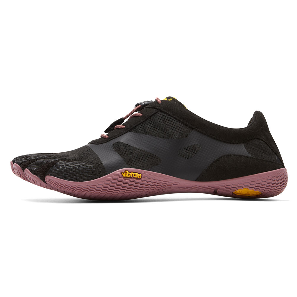 Vibram KSO EVO Treningssko Dame Svarte Rosa | 5621-IRJBY