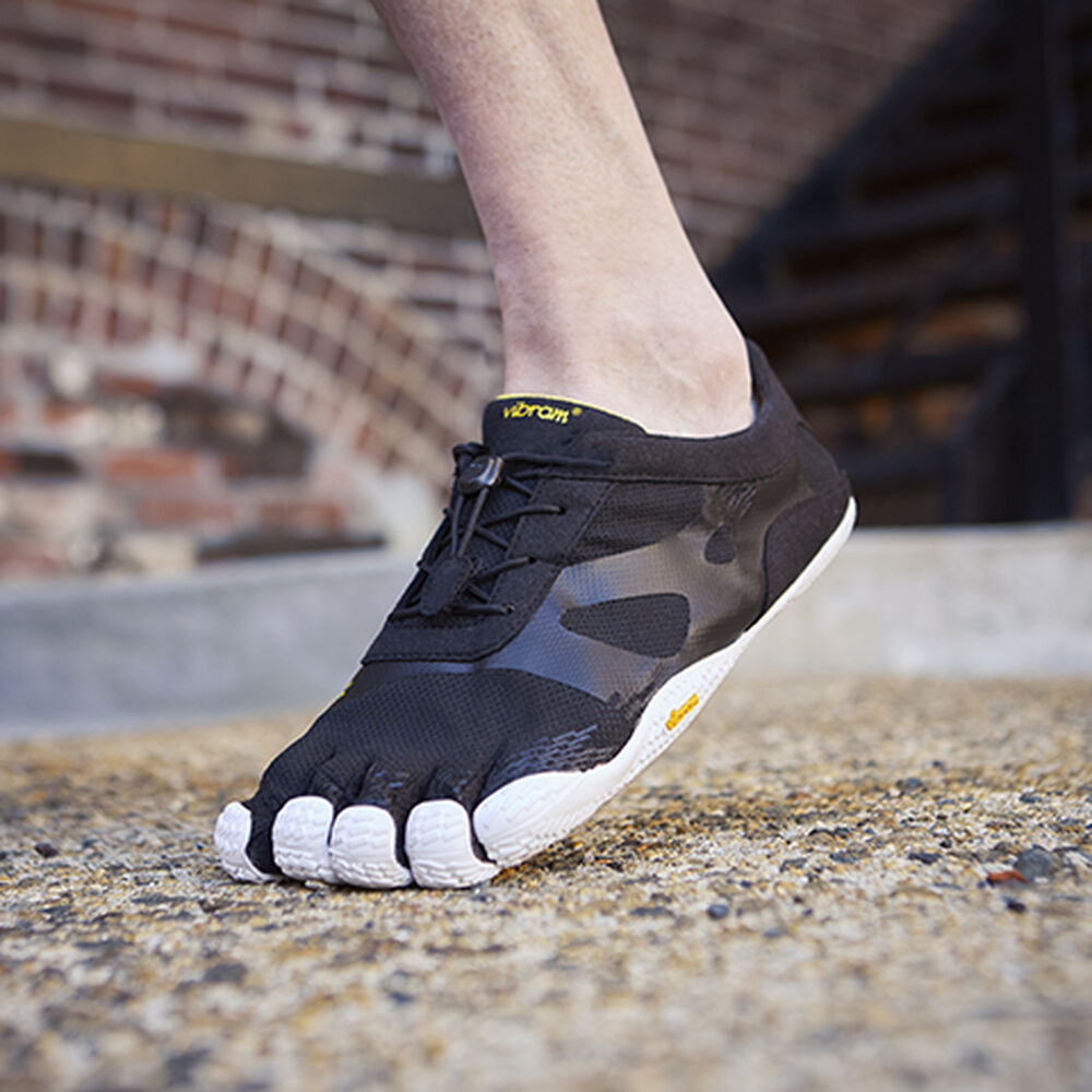 Vibram KSO EVO Treningssko Herre Svarte Hvite | 9231-XFONJ