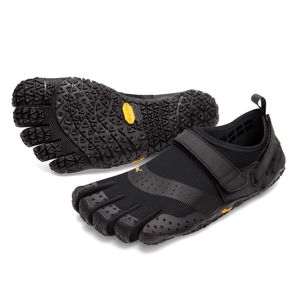 Vibram V-Aqua Vannsko Herre Svarte | 4193-OTDJL