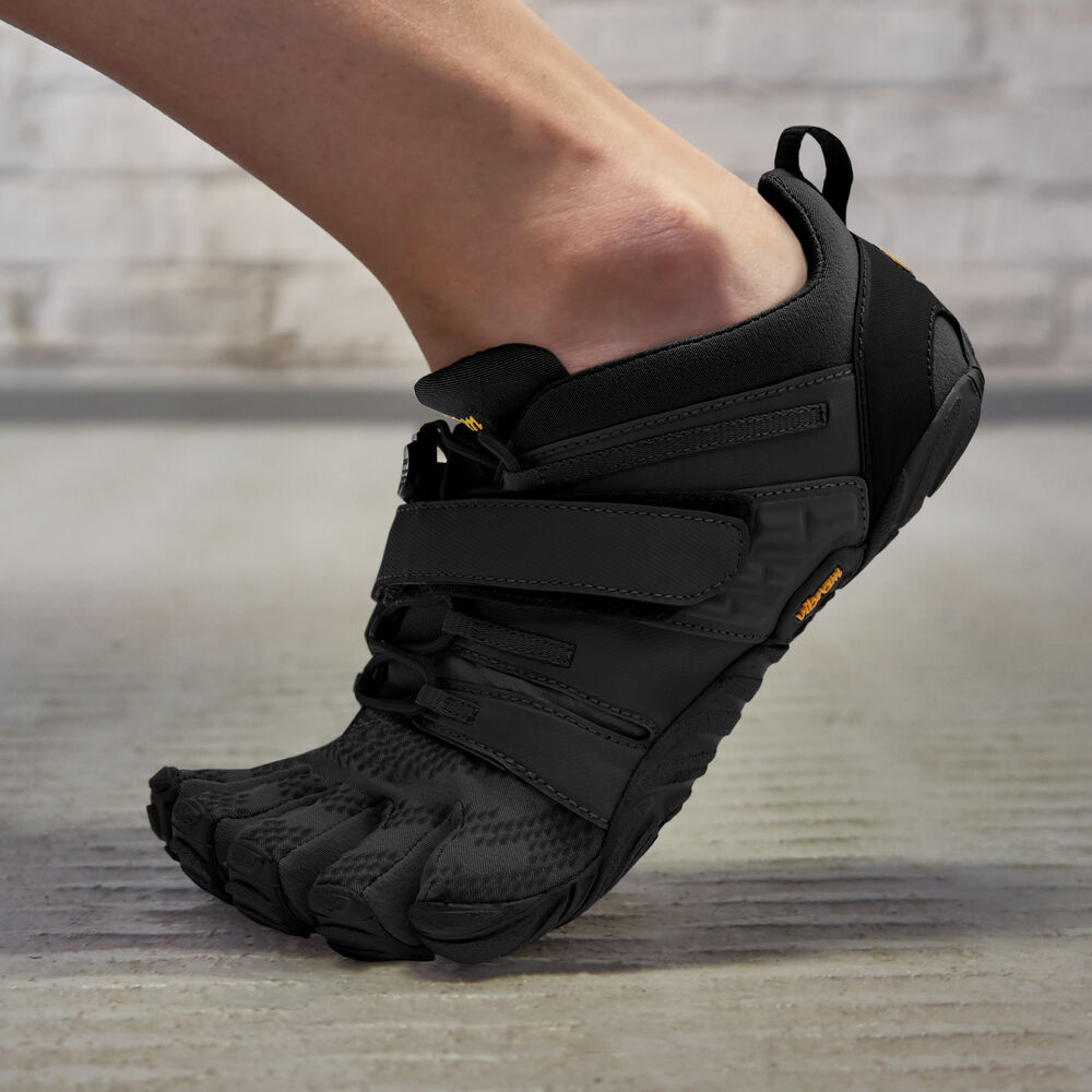 Vibram V-Train 2.0 Treningssko Dame Svarte Svarte | 0186-LIKFE