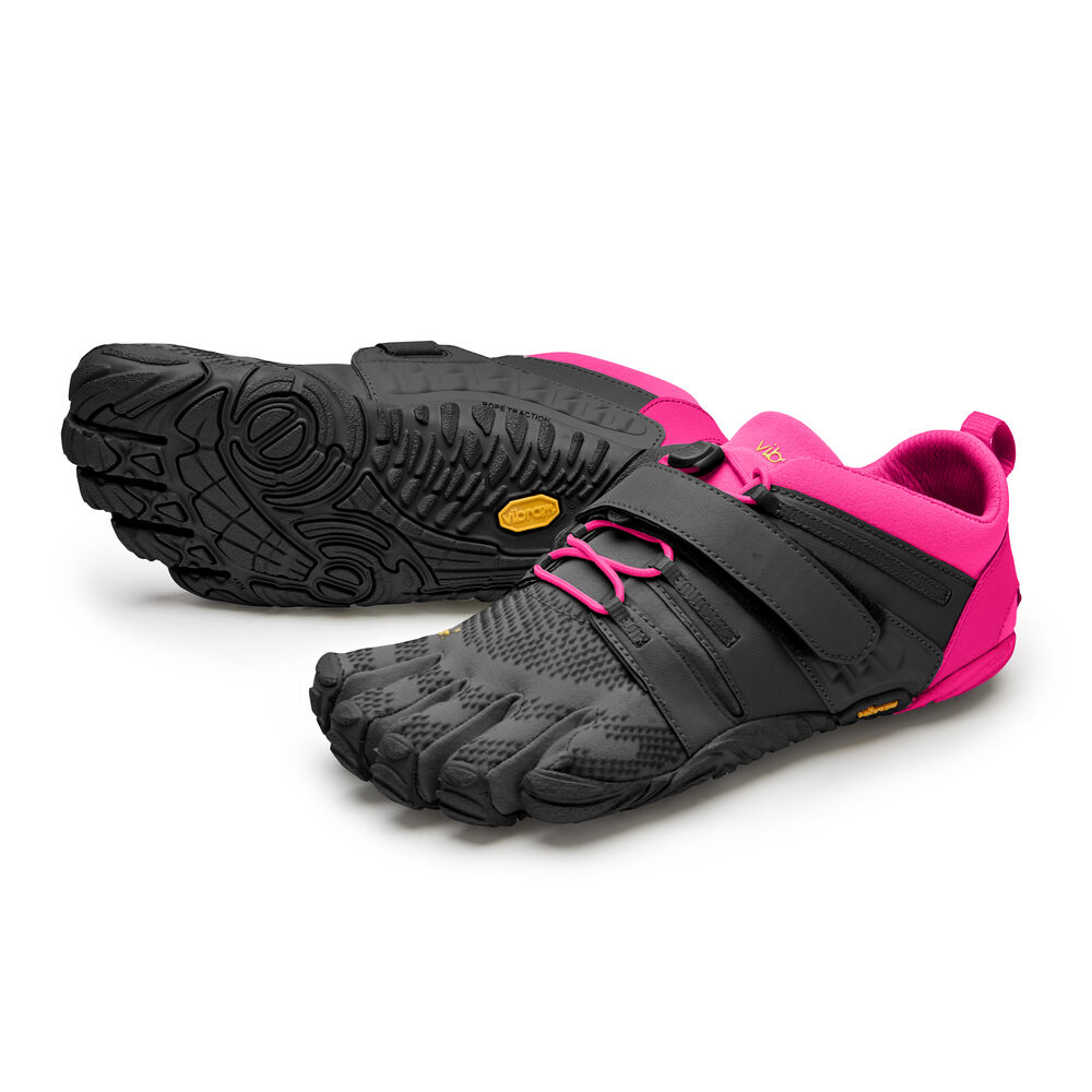 Vibram V-Train 2.0 Treningssko Dame Svarte Rosa | 4019-DHINO