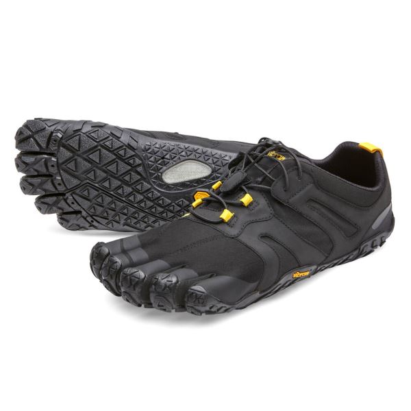 Vibram V-T 2.0 Løpesko Herre Svarte Gul | 9658-AMQZH